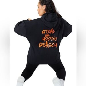 Pretty Little Thing Steal His Hoodie Season Oversized Sweatshirt Size Large